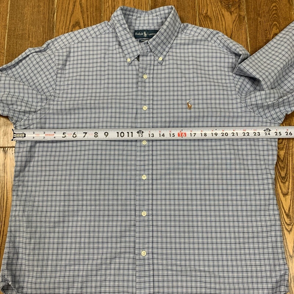 Polo Ralph Lauren Mens XL Multi-Color Check Button Down Shirt Long Sleeve - Picture 4 of 8